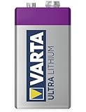 VARTA Batterien 9V Blockbatterie, 1 Stück, Ultra...
