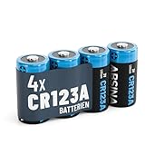 ABSINA 4X CR123A 3V Lithium Batterie für Kamera,...