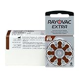 Rayovac Extra 312, 80 Stück, Hörgerätebatterien,...