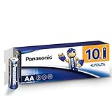 Panasonic EVOLTA Alkaline Batterien, AA Mignon LR6,...