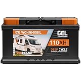 EXAKT GEL Batterie 12V 110Ah Wohnmobil Batterie...