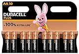 Duracell Plus New AA Mignon Alkaline-Batterien, 1.5V...