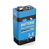 ANSMANN Lithium longlife Rauchmelder 9V Block Batterien...