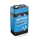 ANSMANN Lithium longlife Rauchmelder 9V Block Batterien...