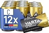 VARTA Batterien C Baby, 12 Stück, Power on Demand,...