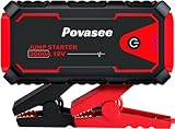 Povasee Starthilfe Powerbank, 3000A Auto Starthilfe...