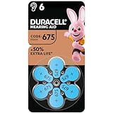 Duracell Hörgerätebatterien Größe 675, 6er Pack