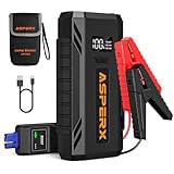 ASPERX Starthilfe Powerbank 1500A 12V (Bis Zu 7,0L...