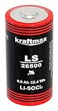 Kraftmax Lithium 3,6V Batterie LiSOCl2 LS26500 C Zelle...