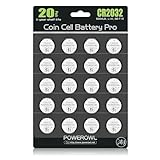 CR2032, POWEROWL 3v Lithium knopfzelle CR2032 Batterien...