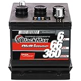 BlackMax06617 6V 66Ah 360A/EN gefüllt Oldtimer...