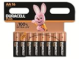 Duracell Plus-AA CP16 Mignon (AA)-Batterie...