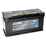 Exide Premium Carbon Boost 100AH 900A/EN Autobatterie...