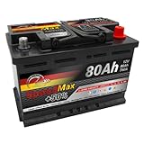 SMC Autobatterie Speed Max 80Ah L3 750A EN 12v PKW...