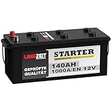 Langzeit LKW Batterie 12V 140Ah 1000A/EN...