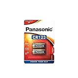 Panasonic CR123 zylindrische Lithium-Batterie für...