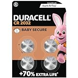 Duracell CR2032 Knopfzellen, CR 2032 Lithium Knopfzelle...