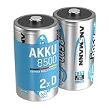 ANSMANN Mono D Akkus Typ 8500 1,2 Volt (2 Stück) -...