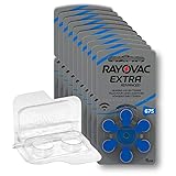 60x Rayovac Extra Advanced 675 Hörgerätebatterien...