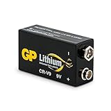 GP Batterie Lithium (9 Volt E-Block, CR-V9) 10 Jahres...