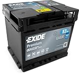 Exide EA530 Premium Carbon Boost Autobatterie 12V 53Ah...