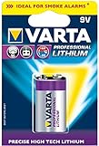 Varta Professional Lithium Batterie (9V, 1200mAh, 1-er...