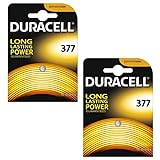 Duracell 377 Uhrenbatterien, Silberoxid, 1,5 V, SR626SW...