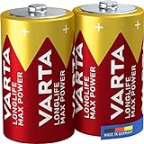 Varta Longlife Max Power D Mono LR20 Batterie (2er...