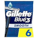 Gillette Blue3 Smooth Einwegrasierer Männer, 6...