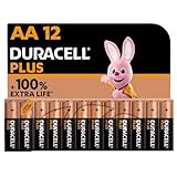 Duracell Plus Batterien AA, 12 Stück, langlebige...