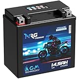 NRG Premium YTX14-BS AGM Motorradbatterie 14,5Ah 12V...