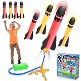 HappyKidsClub Raketen Spielzeug für Kinder, Outdoor...