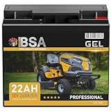 BSA Rasentraktor Batterie 12V 22Ah 260A/EN Gel Batterie...