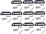 Varta Knopfzellen 377 SR626SW (10 Stück, V377)