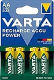 VARTA Batterien AA, wiederaufladbar, 4 Stück, Recharge...