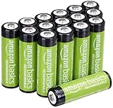 Amazon Basics AA-Batterien, wiederaufladbar, 2000 mAh,...