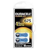 Duracell Hörgerätebatterie Knopfzelle (PR44/DA675,...