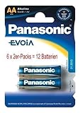 6 Packungen Panasonic EVOIA jetzt EVOLTA Alkaline...