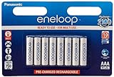 Panasonic eneloop, Ready-to-Use Ni-MH Akku, AAA Micro,...