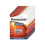 Panasonic CR123 zylindrische Lithium-Batterie für...