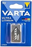 VARTA Batterien 9V Blockbatterie, 1 Stück, Ultra...