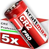 5er Pack CR2 Lithium Hochleistungs- Batterie für...