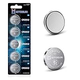 Kitosun Batterien Knopfzellen CR2032 3V - Lithium Coin...