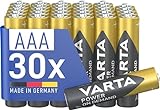 VARTA Batterien AAA, 30 Stück, Power on Demand,...