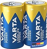 VARTA Batterien C Baby, 2 Stück, Longlife Power,...