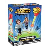 Stomp Rocket Original Ultra Rocket Launcher, 4 Raketen...