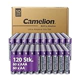 Camelion Ultra Alkaline Batterien AA – AAA Batterien...