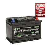 Intact AGM 760 Start Stop Autobatterie 12V 70 Ah 760 A...