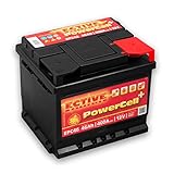 ECTIVE 46Ah 400A EPC-Serie 12V Autobatterie in 8...