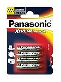 Panasonic LR03 Batterien Alkaline Xtreme Power, Größe...